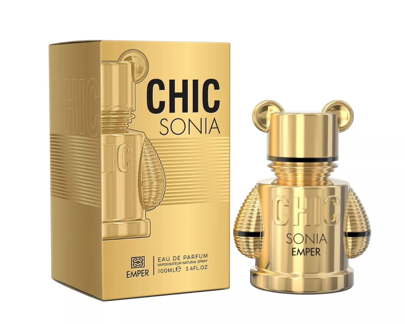 Chic Sonia Perfume by Emper - Unisex Eau de Parfum - 3.4 fl oz / 100ml.