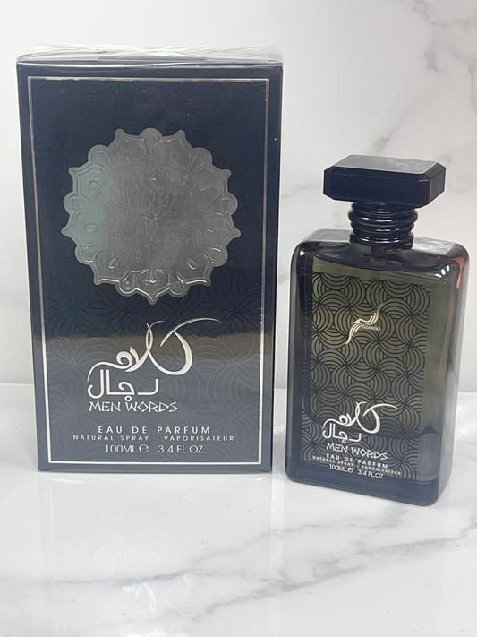 Men words by Ozareej- eau de parfum 3.4 oz /100