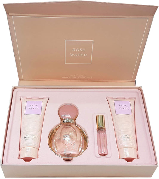 ROSE WATER beautiful perfume set excellent for a gift