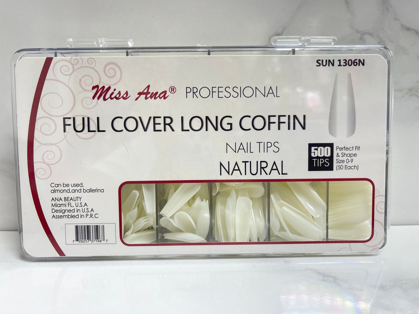 Full cover long coffin nail