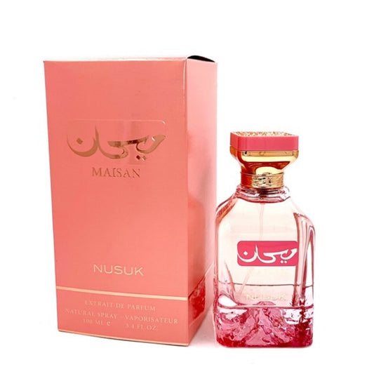 Nusuk Maisan Eau de Parfum 100 ml (3.4 oz) is a feminine fragrance